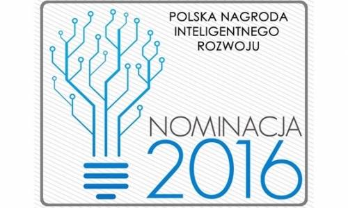 Nominacja do Polskiej Nagrody Inteligentnego Rozwoju 2016